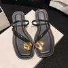 Fashion Outside Black Slides New Fashion Woman Slippers High Quality H Sandal Korea Style Sandals Vip On Offer Non Slip Shoes for Women