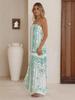 Versatile Linen Print Sling Dress – Casual, Stylish, and Comfortable for Any Occasion