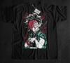 Unisex Anime Samurai Tee, Japanese Style, Otaku Clothing, Hero Theme, Japan Pop Culture, Teen Audience, Oversized Fit, Streetwear Look
