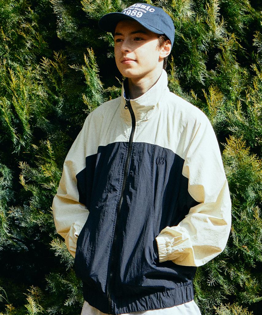 CONICHIWA bonjour Sporting 90 Nylon Jacket (Navy/White)