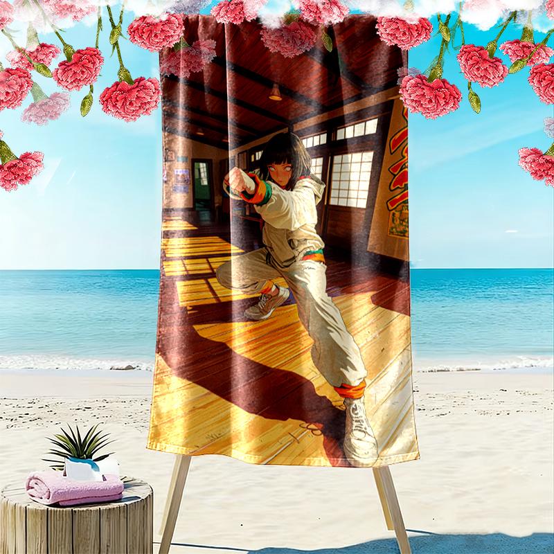 naruto Beach Towel, Multi-purpose Beach Towel Perfect for Camping and Beach Vacations