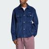 adidas Originals Coach Jacket Fashion Outdoor Casual Simple Comfortable Long Sleeve Jacket Men Jacket Night-Blue IX9609