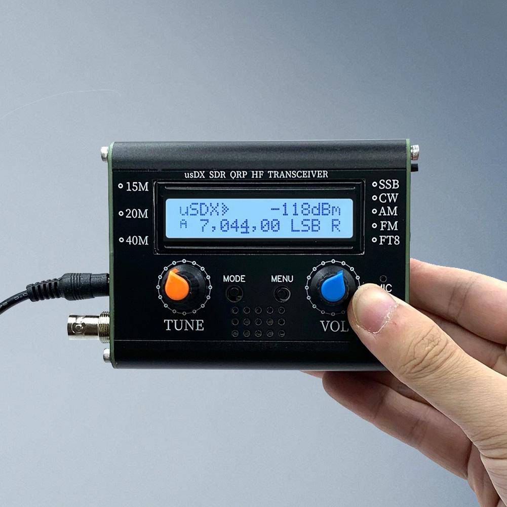 5W UsDX All Mode HF Transceiver QCX-SSB To SSB 3-Band SDR QRP HF Transceiver High Frequency Transceiver with Handheld Mic