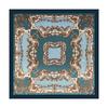 Artificial Silk Headscarf Satin Square Scarf 90cm Headscarf Women's Printing Silk Scarf Trendyeasiest for Match Shawl