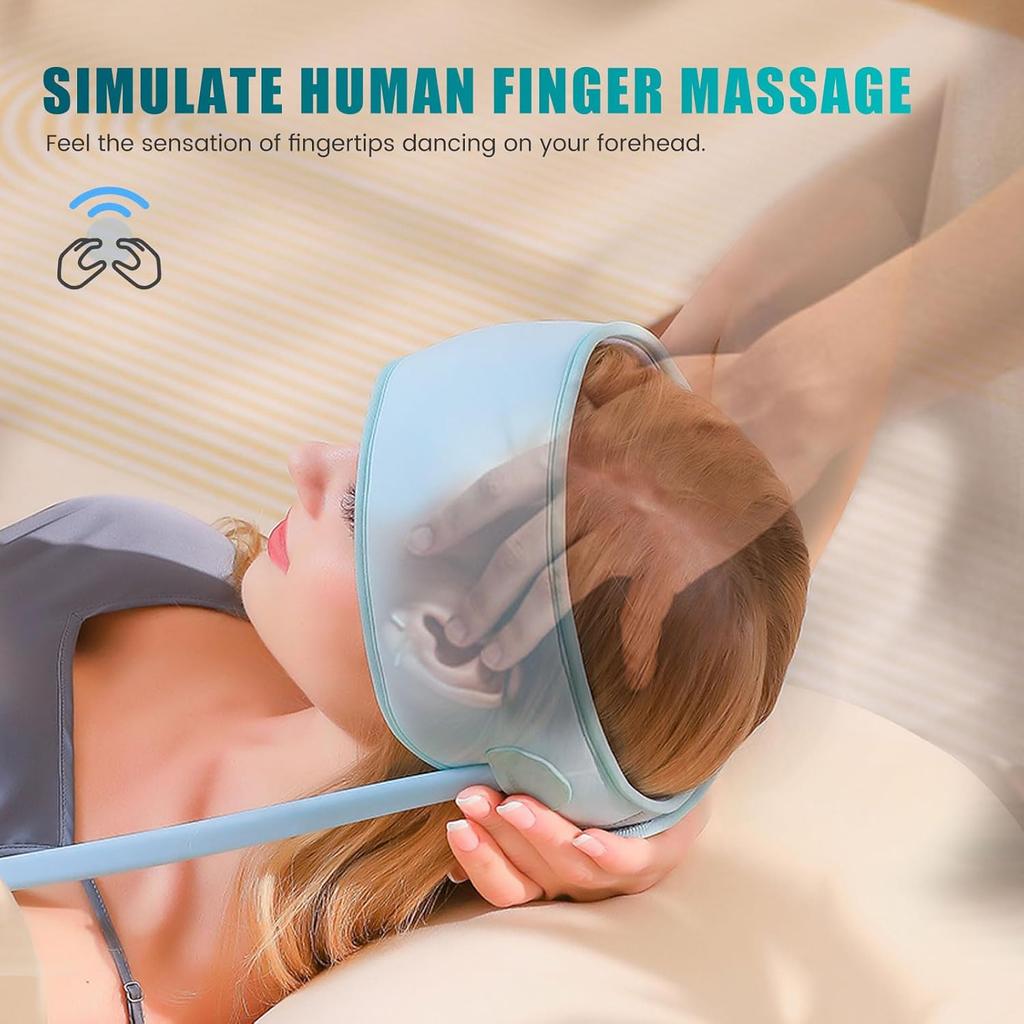 Head Massager for Headanches,Head Massager,Scalp Massager,Relieve Stress, Hangovers, Help You Sleep and Relax.Airbag Kneading and Constant