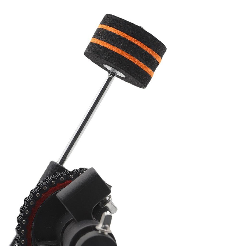 1 Piece Drum Beater Felt Pads Replacement Kick Drum Foot Pedal Beater Hammer Head Percussion Instrument Accessories Part