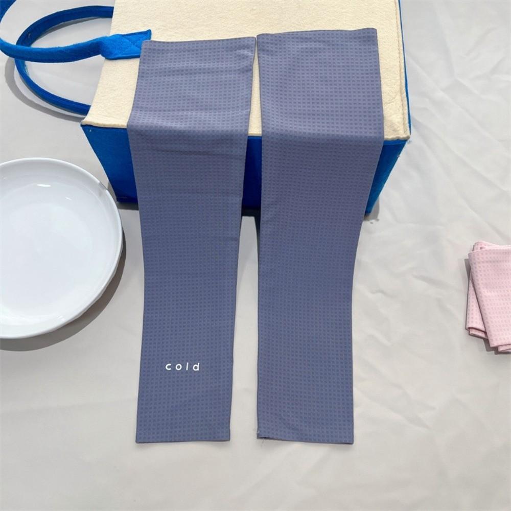 

Trendy Anti-UV Ice Silk Sleeves UPF 50+ Elastic Sunscreen Sleeves Loose Breathable Long Mittens Outdoor темно-сірий колір