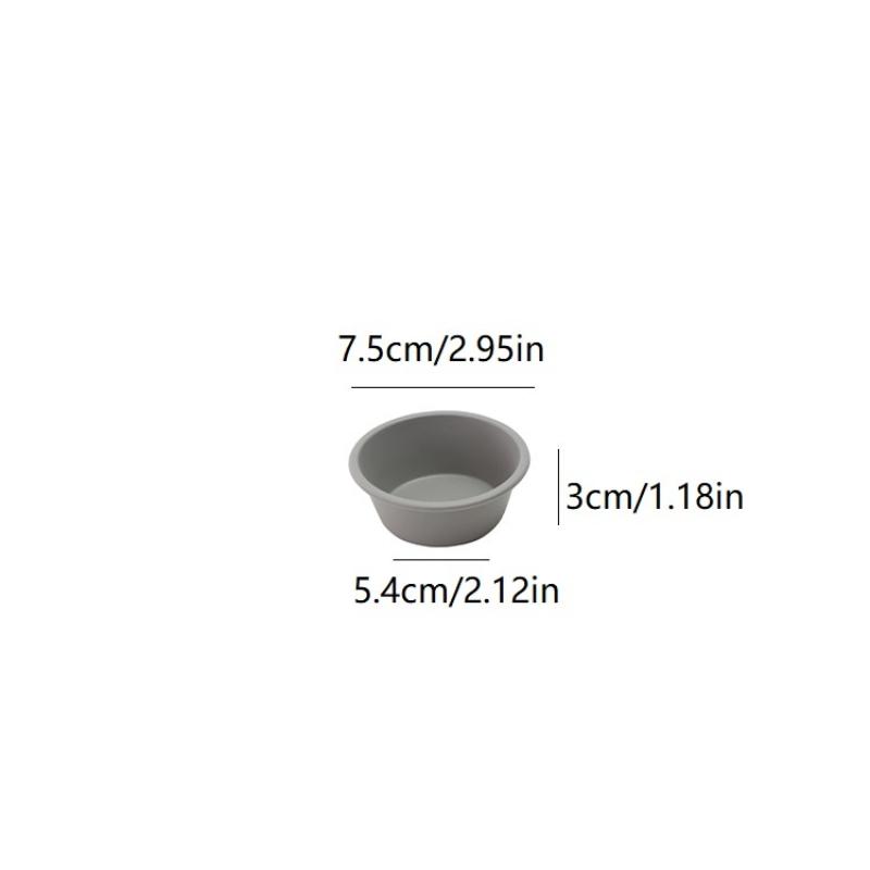 5Pcs Silicone Cake Mold Air Fryer Bowl Reusable Household Oven Cake Pudding Baking Mold Kitchen Baking Accessories