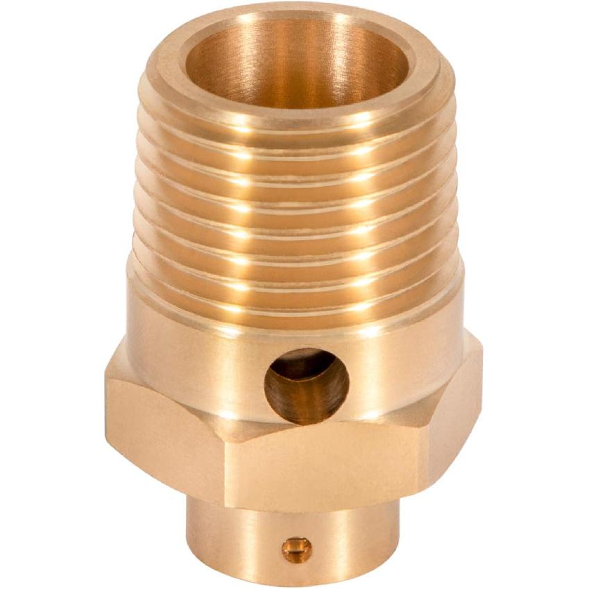 ST-4 131081 Brass 1/2” NPT Safety Pop Off Valve Fitting For Bendix Tu-Flo 550 750 Compressors Caterpillar 1245572, 124-5572 Cummins 3559097,