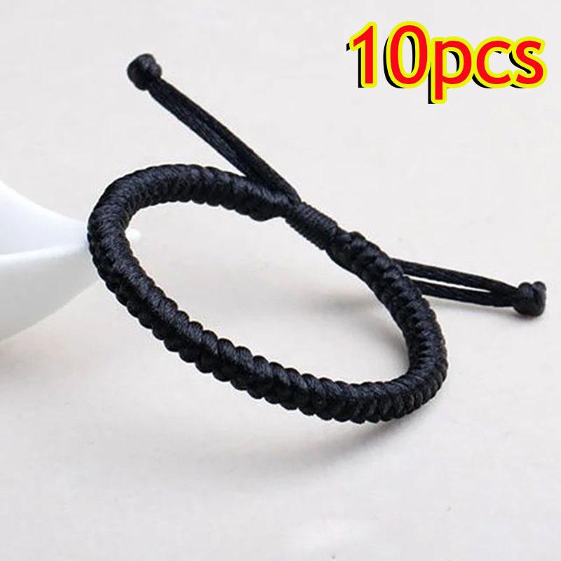 Red Rope Braided Bracelet Lucky Men Women Thread Black Bracelets Bangles Handmade Wristband Jewelry Friendship Couple Lover Gift