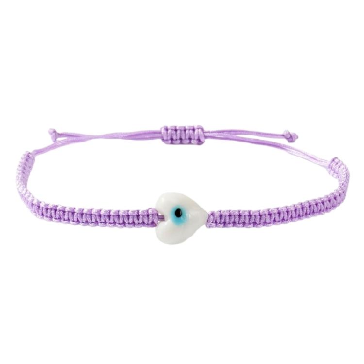 Elegant Braided String Wristband With Spiritual Eye Symbol Versatile Layering Jewelry for Everyday Outfits