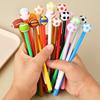 1Pc Cartoon Colorful Football Theme Writing Pens, Student Sports Meet Football Carnival Birthday Celebration Party Father's Day Gift, School Writing I