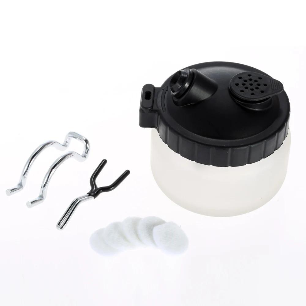 

with Airbrush Hanger Spray Pen Cleaning Pot Metal Handle Airbrush Cleaning Kit DIY Projects чёрный