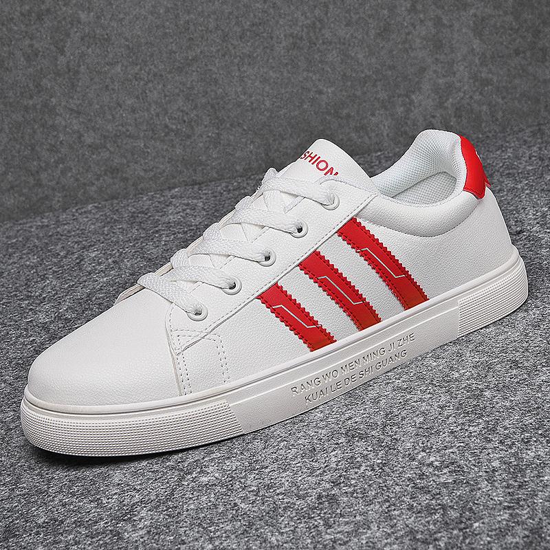Moda Zapatos Blancos Unisex Zapatos Vulcanize de Mujer Nuevos Zapatos  Clásicos de Cuero Hombre Zapatillas Blancas 35-44 comprar a buen precio —  entrega gratuita, reseñas reales con fotos — Joom