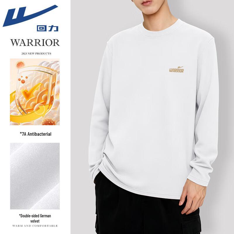 Warrior Men s Double-Sided Velvet Warm Half-High Collar Base Layer T-Shirt L