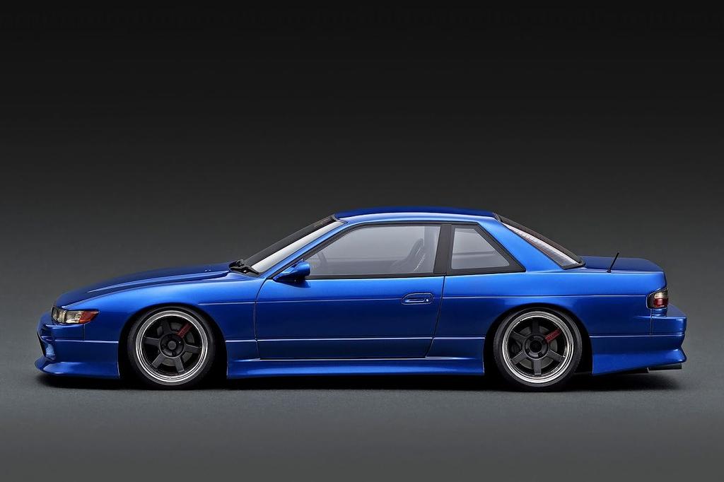 Ignition Model Scale VERTEX S13 Silvia Blue Metallic Finished Product IG3587 TK.Company 1/18