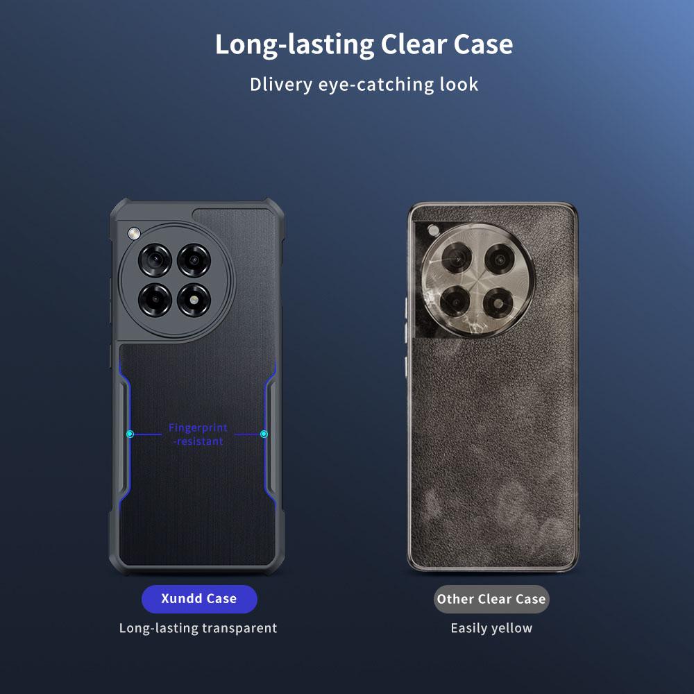 XUNDD For OnePlus Ace 3 5G/12R 5G Cell Phone Case HD Clear Design Acrylic+TPU Protection Cover