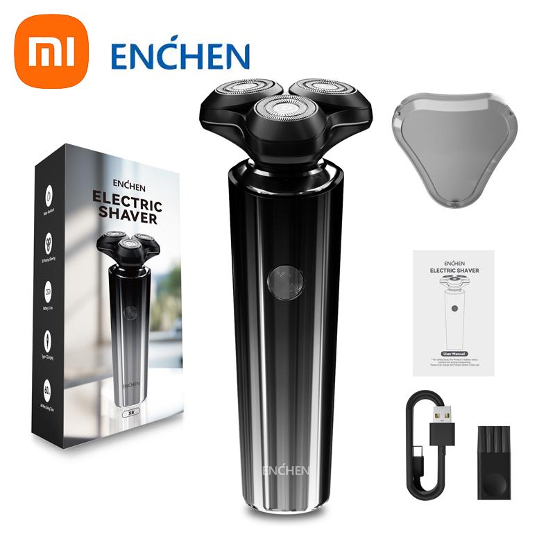 Xiaomi ENCHEN X8 Electric Shaver Magnetic Cutter Blade Waterproof Type-C Rechargeable Portable Beard Trimmer