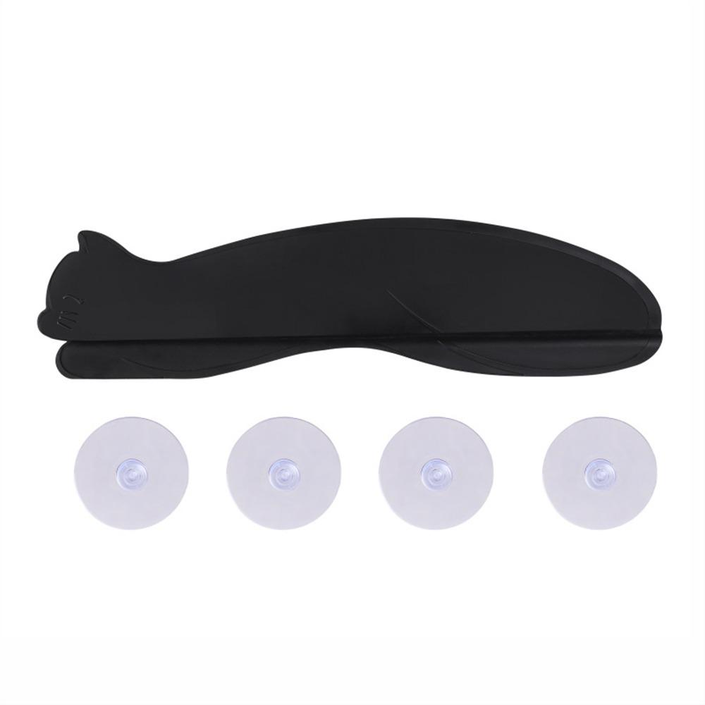 Silicone Material Water Retaining Plate Water Retaining Design Suction Disc Water Proof Barrier Cartoon Leaf Dog Cat