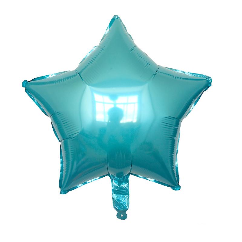 10pcs 18inch Gold Silver Foil Helium Star Balloon Wedding Decoration Baby Shower Kids Birthday Party Pure Air Globos Supplies