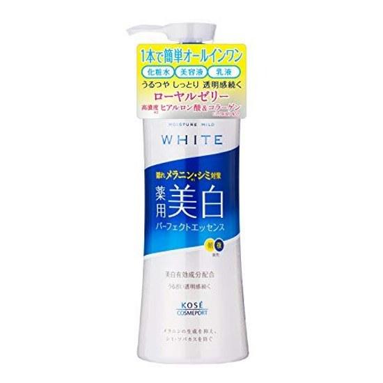 Medicinal Product Moisture Mild White KOSE Perfect Essence All-in-One 230ml + 1 Nose Pore Pack included