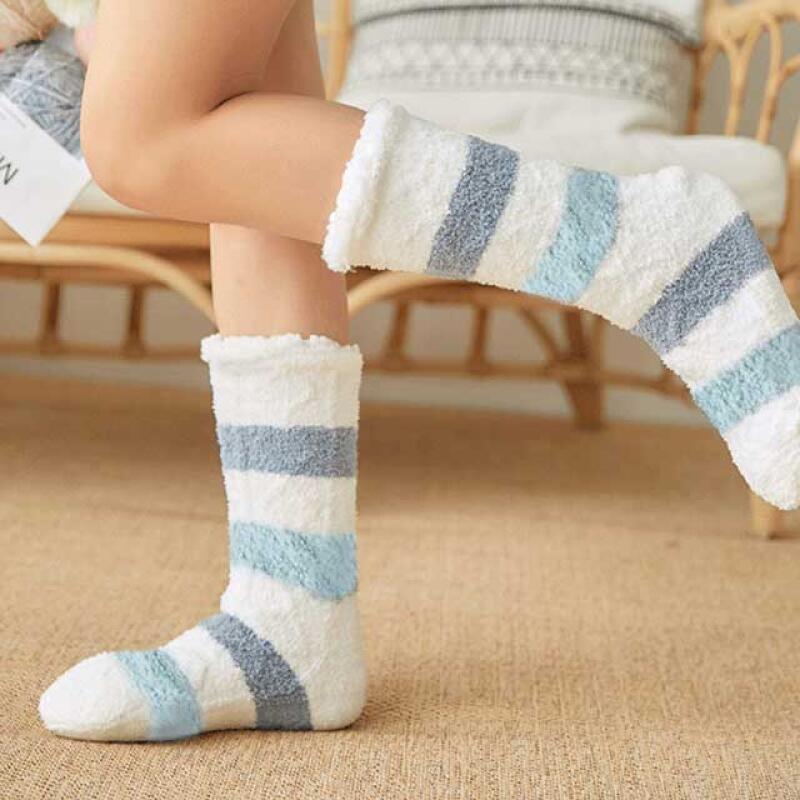 Long sleep socks, fleece ultra-fine winter socks, cold hands and feet