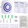 Fine Passage Alarm, Wireless Alarm System with Motion Sensor, Access Speed, Motion Bell with 38 Ringtones, Driveway Alarm