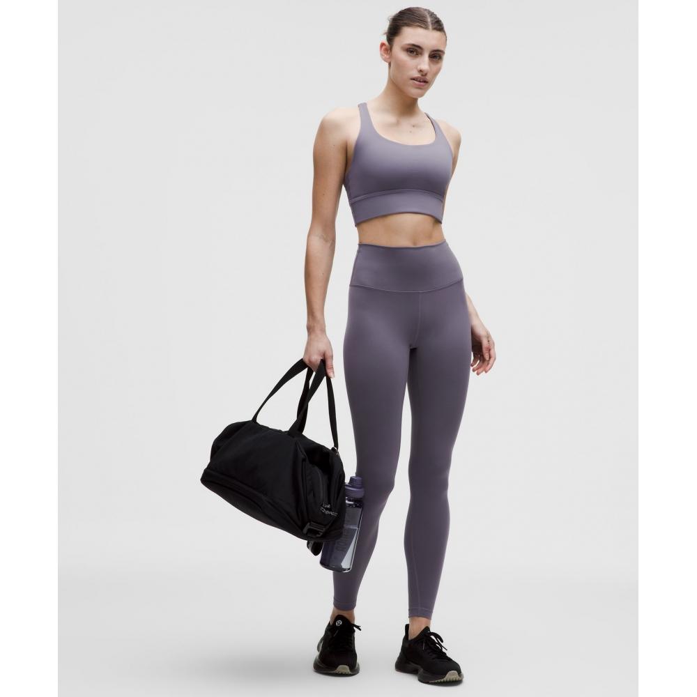 Lululemon Energy Longline Bra  MeDium Support  B D Cups Grape Mist