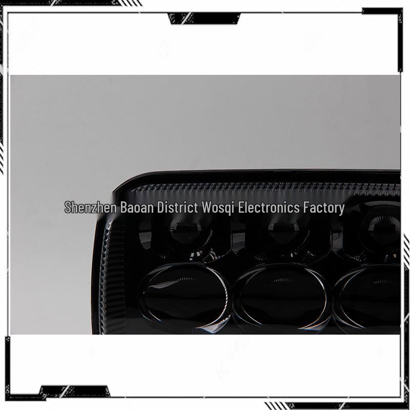 5x7 Inch LED Square Headlights for Jeep Cherokee and Patrol - High/Low Beam Off-Road Vehicle Mods