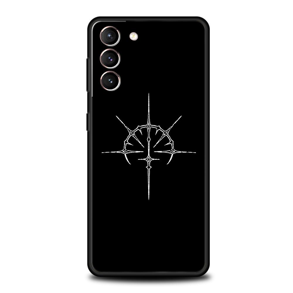 Cyber Sigil Cross line Phone Case For Samsung Galaxy S25 Edge S24 S23 S22 Ultra S20 S21 FE 5G S10 S9 Plus S10E Soft Cover Samsung S24