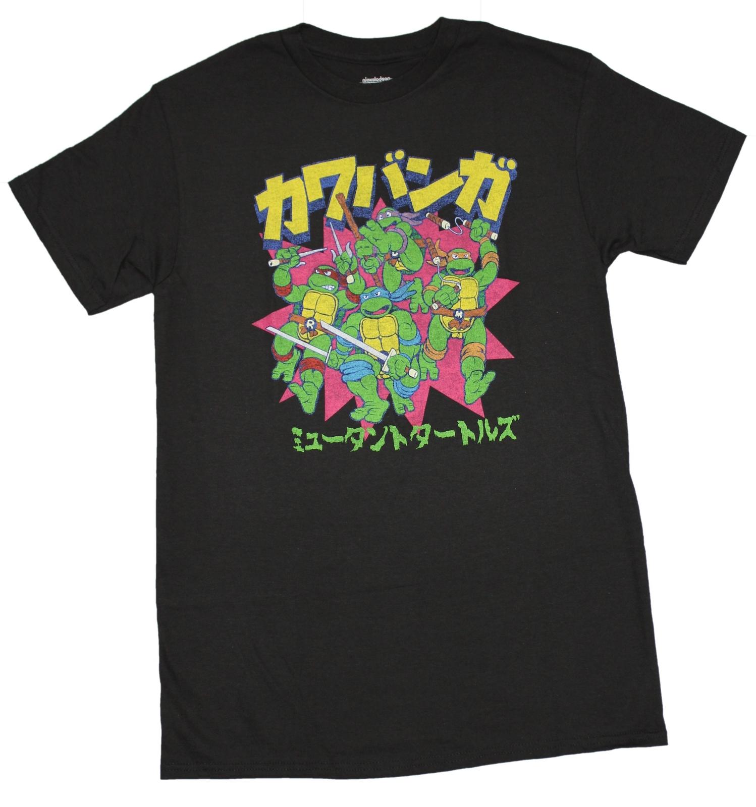 Teenage Mutant Ninja Turtles New Adult T-Shirt - Kanji Turtle Attack XXXL