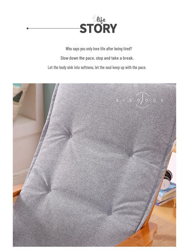 Four Seasons Universal Cotton Pad Recliner Rocking Chair with Thickened Cushion for Autumn/Winter