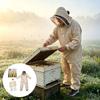 Imkeranzug mit Handschuhen, Atmungsaktive Imkerkleidung, Belüftete Anzüge Bienen Imker Handschuh Bienenkleidung Imker Mann Männer