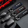 Car Emblem Keychain Suede Leather Keyring Pendant Gifts For BMW M X1 X2 X3 X5 X6 E46 E39 E90 E36E60 E34 E30 F30 G20 Accessories fsbm73