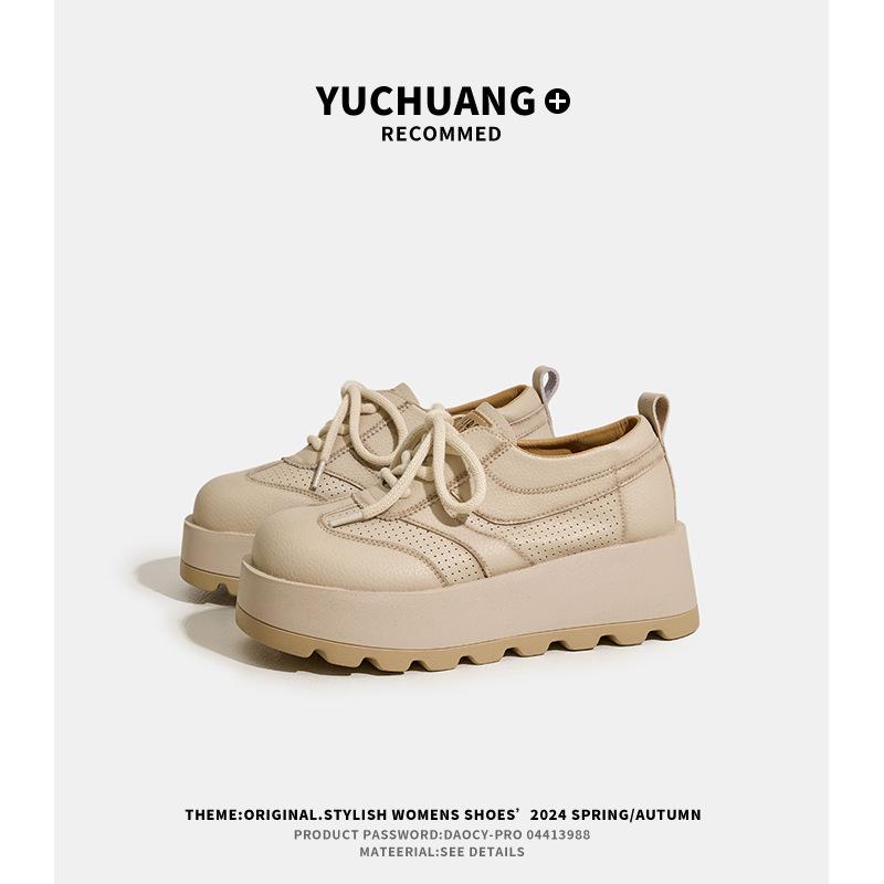 

7CM heightening hollow little white shoes women s 2025 super fire Internet celebrities with the same leg length versatile casual sports women s shoes 40