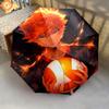1 PC Automatic Folding Umbrella - Beautiful anime Pattern, Portable & Foldable Design with 8 Ribs, Christmas Birthday Gifts