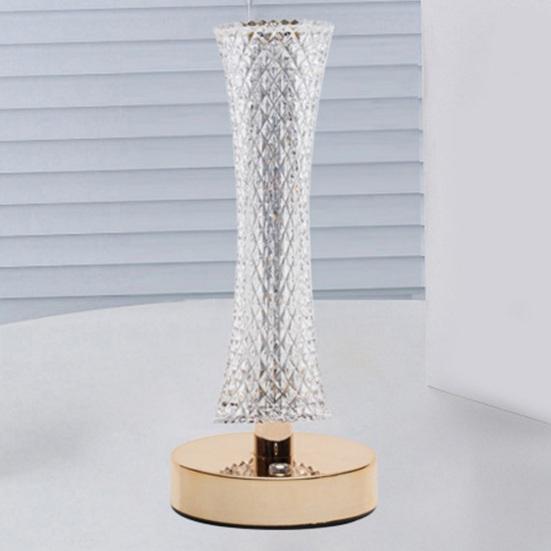 Bordlampe LED Nattlys Berøringskontroll Dimbar flimmerfri Øyebeskyttelse USB Oppladbart Nattbord Lampe Nattbordslampe