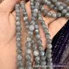 Natural Gray Moonstone and Labradorite Round Beads for DIY Jewelry - Popular Style, Semi-finished Accessories