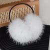 Vintage Faux Mink Fur Earmuffs Fuzzy Ear Warmers Covers For Womens Girls Winter Fashion Adjustable Soft Warm Faux Fur EarMuffs
