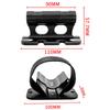 Bike Fork Mount, Car Roof Rack Carrier, Bicycle Rear Wheel Rack Bike Stand Accessories Aluminum Alloy Bicycle Front Fork Fixed Clip