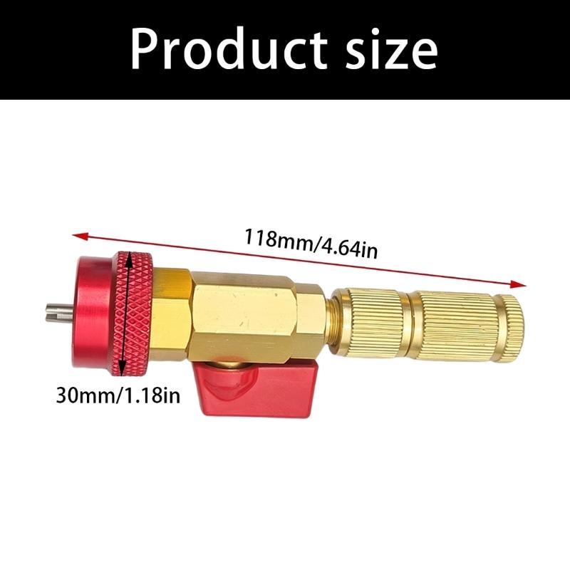 31BC R134a Valves Cores Quick Remover with Metal Body for Air Conditioning Work