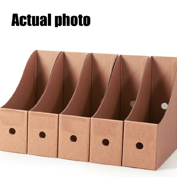 8 Pcs Multifunctional Desk Organizer File Storage Box Cardboard Box Document Organizer Box File Holders Office Supplies