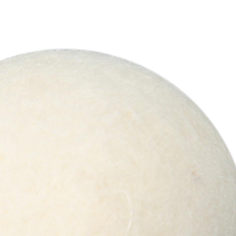 6pcs 4cm/1.6in Diameter Laundry Wool Balls Natural Fabric Softener Balls  For Drying Machine