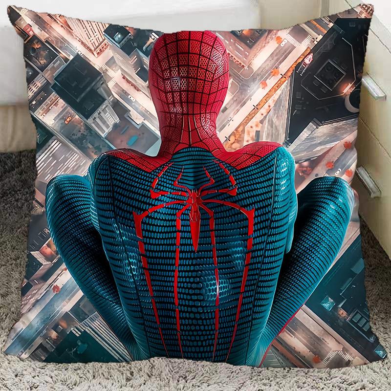 Spiderman Avengers Movie Peripheral Pillow Double-Sided Bedside Pillow Cushion