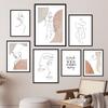 Abstract Sexy Woman Face Lines Wall Art PaintingCanvas  Nordic Aesthetic Posters And Prints Wall Pictures For Living Room Decor