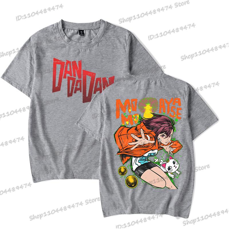 Dandadan Momo Ayase Tričko Cosplay Komiksové Dárky Exkluzivní Tričko Pánské Dámské Módní Kulatý Výstřih Oboustranný Dandadan Topy Trička