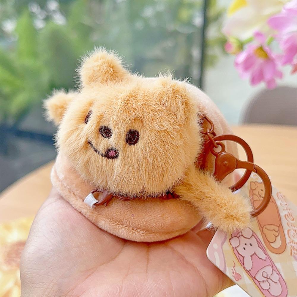 

PP Cotton Animal Plush Doll Pendant Bag Charms Cartoon Bear Keychain Kids Baby Style D