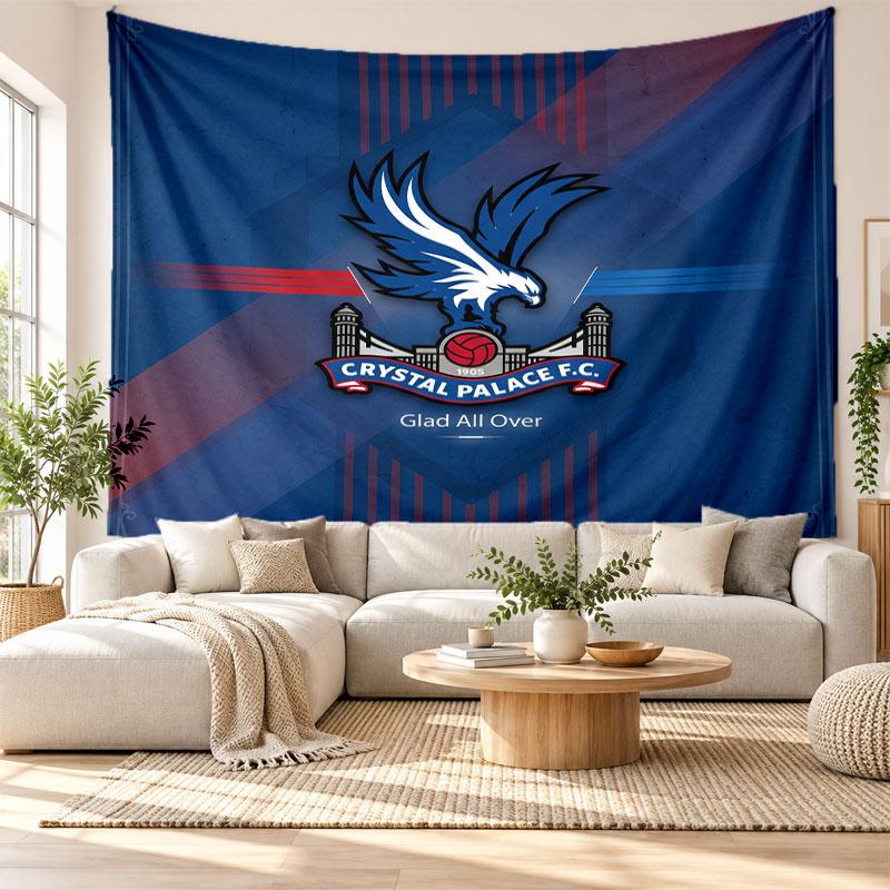 Crystal Palace Wall Tapestry, Soft Fabric Wall Hanging, Decorative Backdrop For Bedroom Home Wall Art