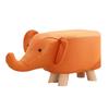 Durable Seating Chair Solid Wood Legs Elephant Footstool Kids Elephant Stool  Living Room