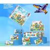Dinosaur World Collectible Building Blocks With Interlocking Pieces For Children
